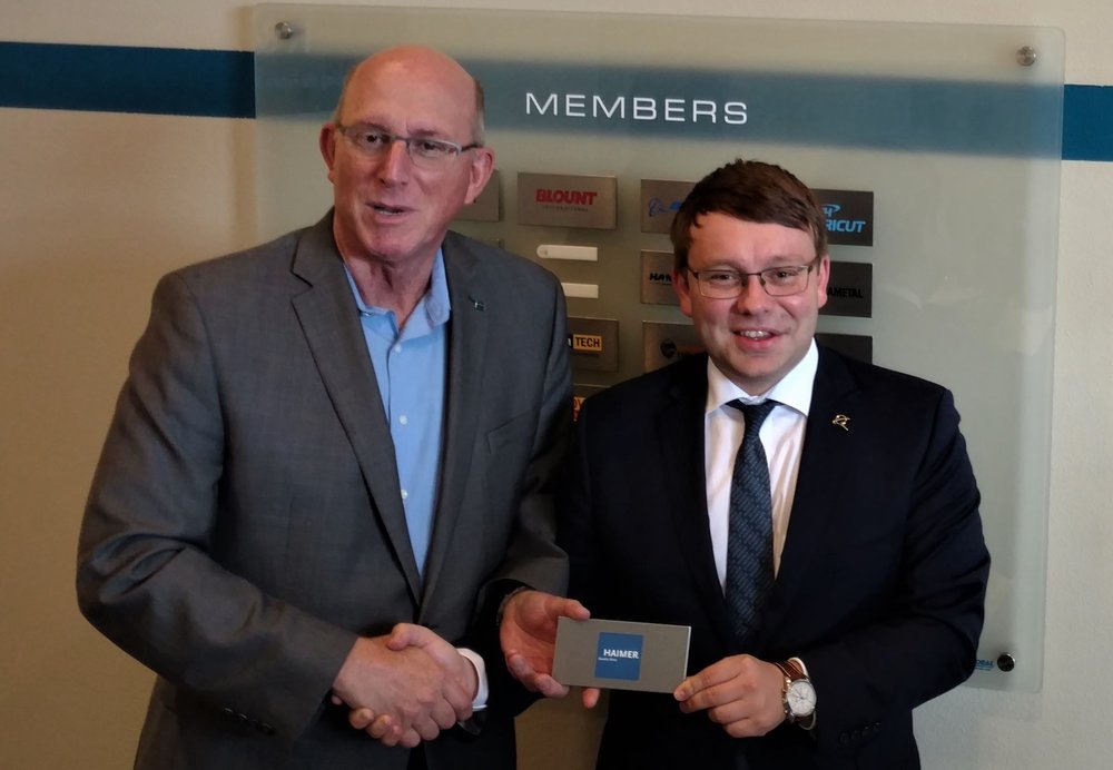 La asociación entre Boeing Portland y HAIMER se intensifica con la membresía de colaboración en OMIC R & D